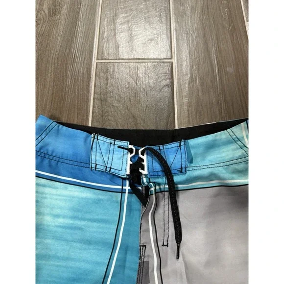 Vintage Y2K Billabong Board Shorts Mens Size 33 Spellout Surf Wear Skate Swim - Picture 5 of 8